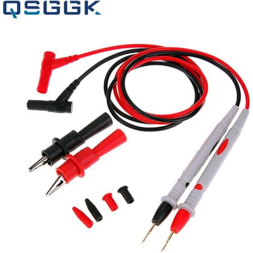 Universal Multimeter Probe Test Leads 20A 1000V Tester Lead Probe Wire Pen Cable Electrician Tool Silicone Copper Core Test Lead