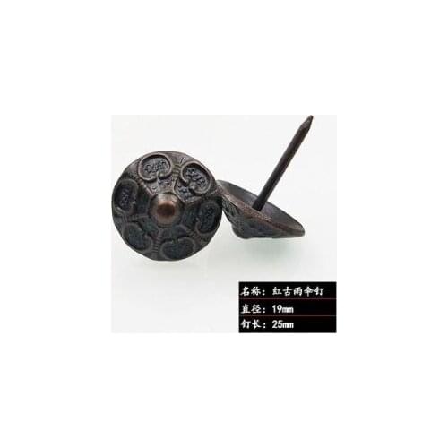 021 Foam nail 19MM*25mm soft bag antique decorative nail flat head round big head copper nail sofa nail wallpaper lengthening