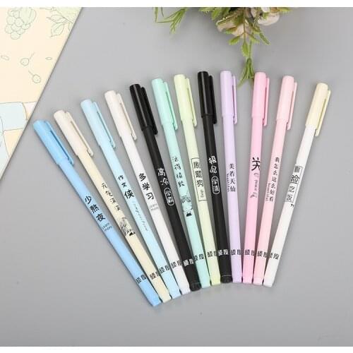 1 Pcs Creative Writing Neutral Pen Cute Learning Stationery Learning Hegemony Pen Interesting Personality Office Signature Pen