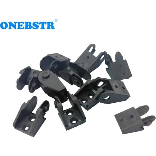 JFLO 10 Pairs 10x10mm Drag Chain Joints Plastic Towline End Connectors Cable Wire Carrier Bridge Non Opening Free Shipping