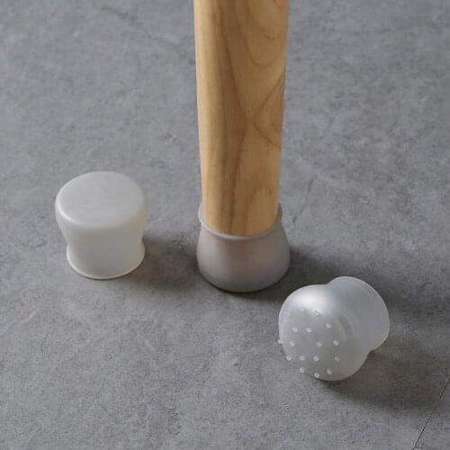 10PCS Table Chair Leg Silicone Cap Pad Furniture Non-slip Table Feet Cover Floor Protector Foot Protection Bottom Cover Pads