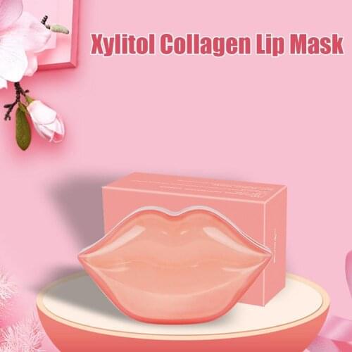 20Pcs/set Lip Mask Patch Jelly Moisturizing Sleep Lip Fade Lip To Dead Skin Lines Exfoliating Mask Lip Plumper Patch Lips L3F8