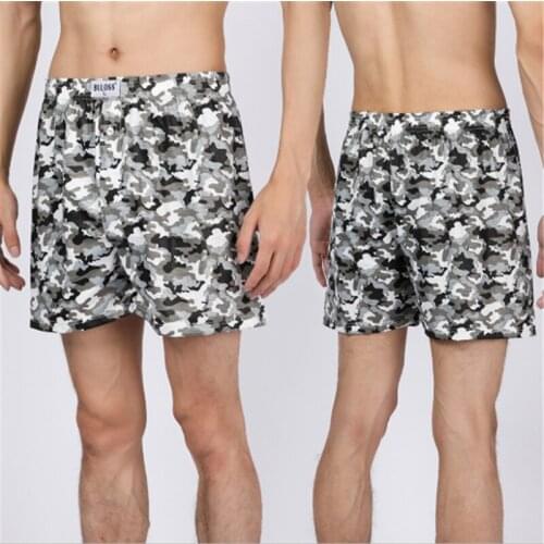 2020 summer fashion trend mens boxer briefs breathable and quick-drying beach pants casual home shorts