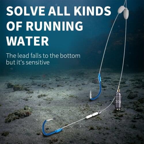 4PC Fishing Hooks Set Ghost Tooth Double Hooks High Carbon Carp Hook Anti-Winding River Lake Sea Fishing Hook Accessories Tackle