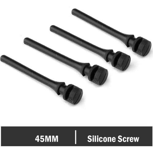 500pcs Gdstime 45MM Silicone Screws Anti-vibration Shock Computer Components PC Case Fan Mouting Pin Anti Noise Vibration