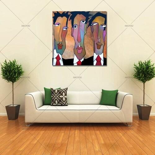 Handmade abstract figure oil painting canvas painting home decorative picture abstract figure painting wall art canvas painting