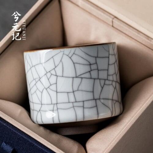 Cup single cup handmade ceramic cups sample tea cup open lamp that individual special kung fu tea tea set for her