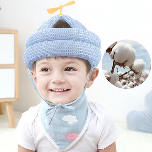 Baby Toddler Cap Anti-collision Protective Hat Baby Safety Helmet Soft Comfortable Head Security & Protection - Adjustable