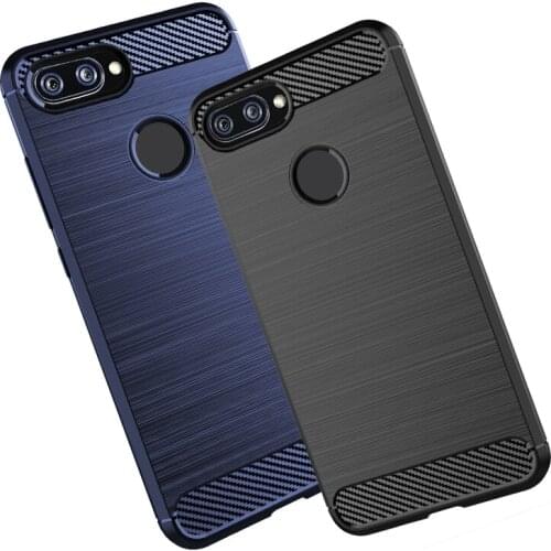 For Xiaomi 8 Lite Case ZROTEVE Soft TPU Shockproof Cover Carbon Fiber pattern Brushed Cases For Xiaomi Mi8 Mi 8 Lite Case Covers