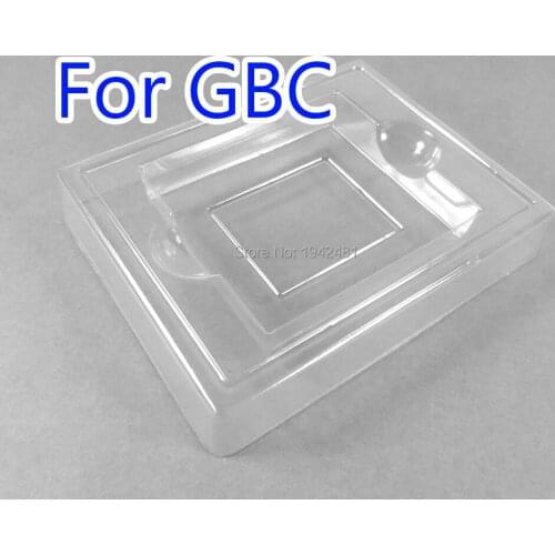 2pcs Clear Plastic Game Card Cartridge Cases Boxes Insert Inner Tray Inlay for Gameboy Color GBC game Japan JP version