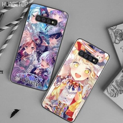 HUAGETOP ran bang dream lisa girls Painted Phone Case Tempered Glass For Samsung S20 Plus S7 S8 S9 S10 Plus Note 8 9 10 Plus