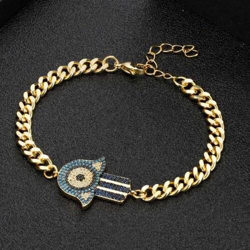 Zlxgirl Classic palm shape Cubic zirconia bracelet accessories brand womens wedding Cooper bracelet&bangle best couple gifts