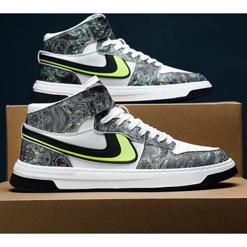 KUSHENYAF Men's High Top Sneakers