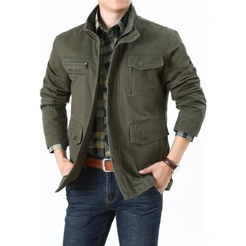 2019 New arrival fashion men jacket coat stand collar long sleeves letter embroidery casual blouse outwear male outfit plus size