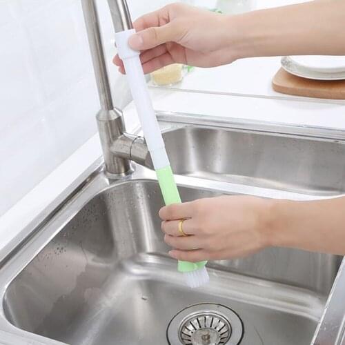 Sale 1PC Plastic Water-saving Faucet Filter Vegetable Brush Cleaning Brush Kitchen Tap Shower Head Colorful Kitchen Tool 10105A