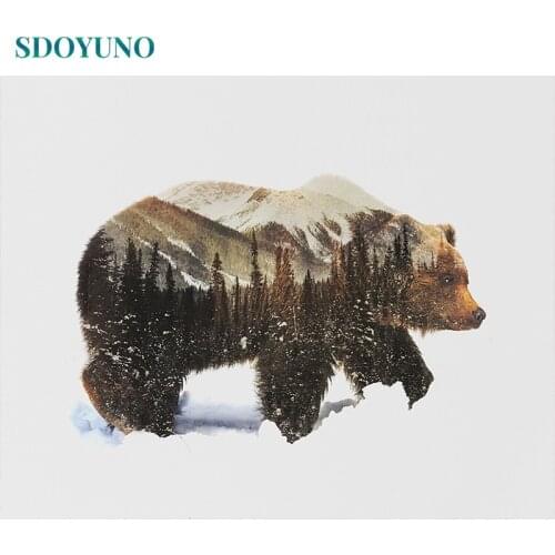 Настенные картины для спальни SDOYUNO China At AliExpress