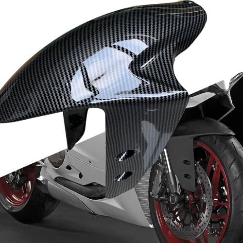 Carbon Color (ABS Plastic) Motorcycle Front Fender Splash Mud Dust Guard Mudguard For Ducati 899 1199 959 1299 2012 2013 2014