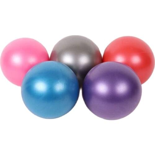 Thickened Explosion-Proof 25cm Yoga Pilates Mini Ball Yoga Fitness Ball With a Wheat Tube to Inflate