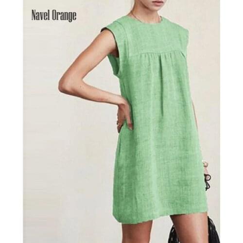 Women Casual O-Neck Solid Sweet Style Mini Dress Summer Loose Short Sleeve Ladies Dresses Plus Size 3XL Elegant Dress Vestidos