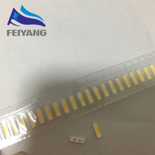 100pcs For LG Innotek LED LED Backlight 0.5W 7020 3V Cool white 40LM TV Application LEWWS72R24GZ00