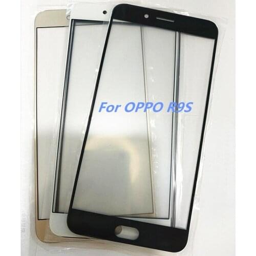 30PCS/Lot Outer Top Screen Lens Front Glass Touch Screen Panel Replacement Parts For OPPO R9S