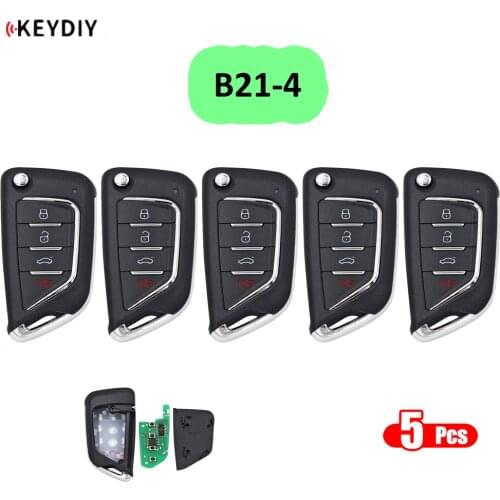 5Pcs/Lot KEYDIY B21-4 Universal B Series Remote Control for KD200/KD900/URG200/mini KD/KD-X2 Generate New Remote Keys H Style
