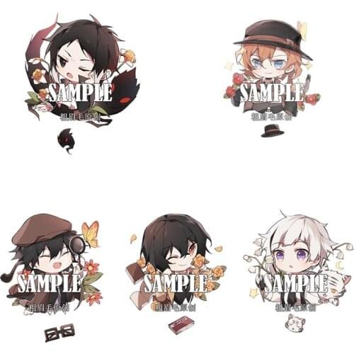 Anime Akutagawa Ryunosuke Acrylic Keychain Bungo Stray Dogs Anime Strap Atsushi Dazai Osamu Nakahara Chuya