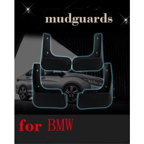 Auto Front Rear Mud Flaps 4pcs for BMW X5 2014/2015/2016/2017/2018 Mudguards special car fender Mud Flaps Mudflaps