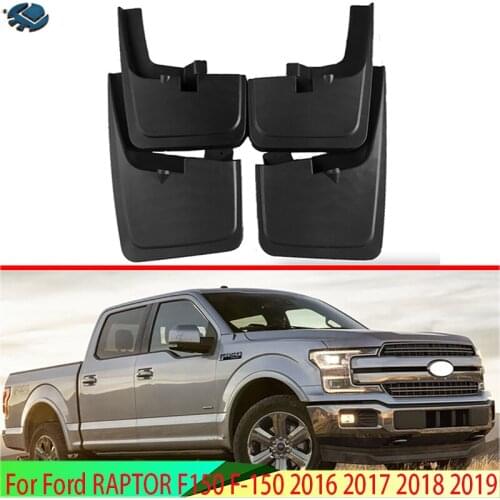 For Ford RAPTOR F150 F-150 2016 2017 2018 2019 Car Accessories Mud Flaps Splash Guard Mudguards Fender 4PCS/Set