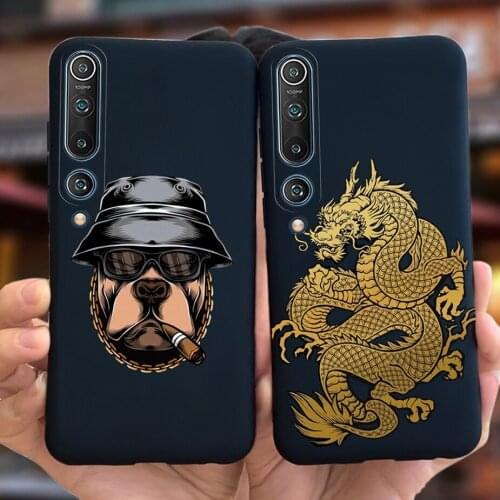 For Xiaomi Mi 10 Pro Case Mi10 Soft Silicone Cool Fashion Painted Back Cover For Xiaomi Mi 10 Pro Mi10 Phone Cases Bumper Fundas