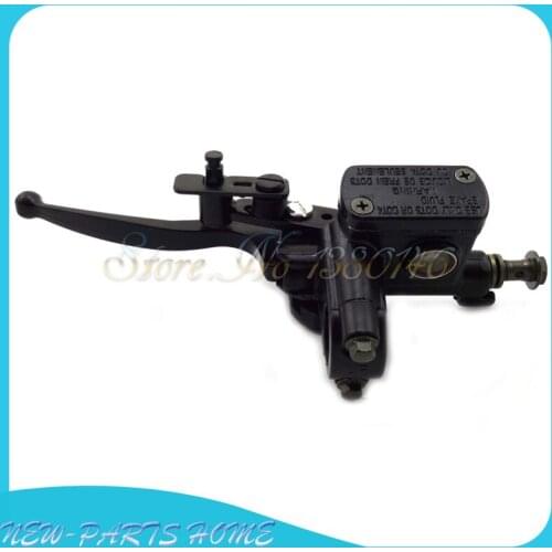 Black Hydraulic Brake Lever Master Cylinder Left Side 50cc 70cc 90cc 110cc 125cc ATV Quad