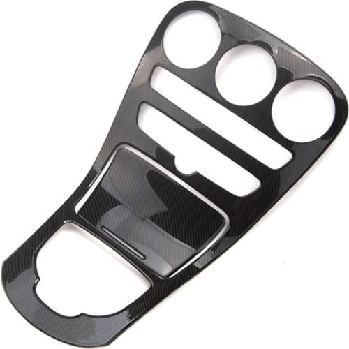 Car Interior Carbon Fiber Color Center Cover Fit For Mercedes Benz C Class W205 C180L 2015-2017 Car Styling Accessories