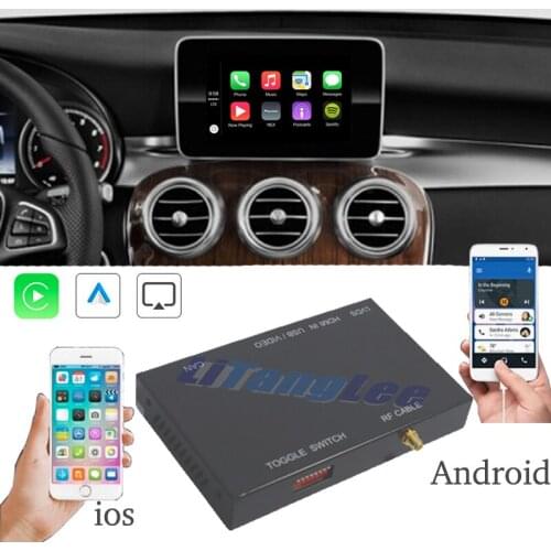 For Mercedes Benz GLC MB X253 NTG Comand Car Camera Carplay Decoder Adapter Mirror Link Display Android Auto Play 360 BirdView