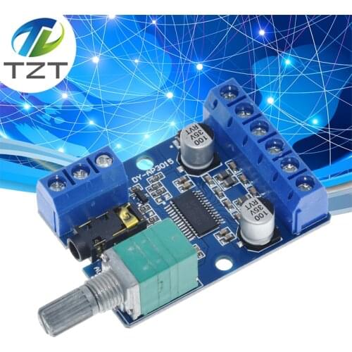 DY-AP3015 DC 8-24V 30W * 2 Class D Dual Channel High Power Stereo Digital Amplifier Board with Adjustable Volume Potentiometer