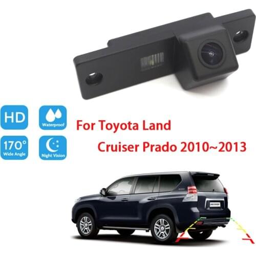 HD Car Rear View Reverse Camera For Toyota Land Cruiser Prado 2010 2011 2012 2013 Night Vision backup Camera high quality RCA