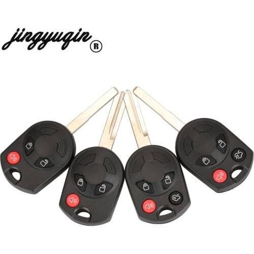 Jingyuqin Remote Key shell for FORD Edge Escape Expedition Flex Fusion Mustang Mercury Taurus Lincoln Navigator MKX MKZ