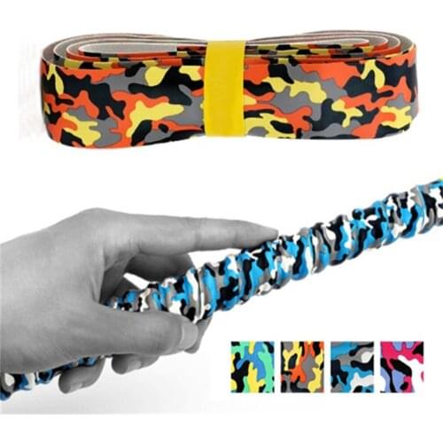 1.1m/2m Camouflage Anti-slip Tape Fishing Rod Sweatband Heat Shrink Wrap Racket Handle Grips Fishing Rod Grip
