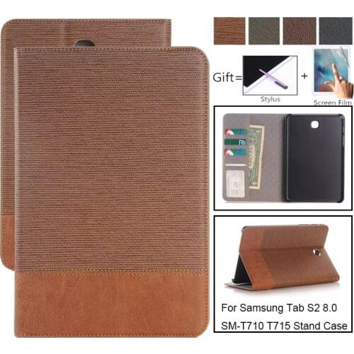 Magnetic Case For Samsung Galaxy Tab S2 8'' SM-T710 SM-T715 T710 T713 T719 Smart Protective Case Cover For T715 Flip Stand Funda