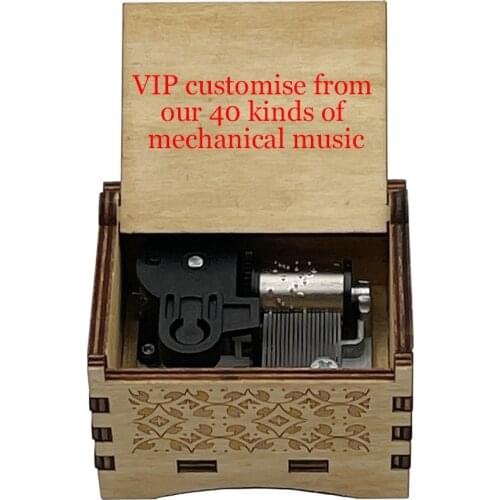 VIP Custom mechanical wind up music box from our 50 music themes ponyo kiki mononoke howl totoro gurenge attack on titan