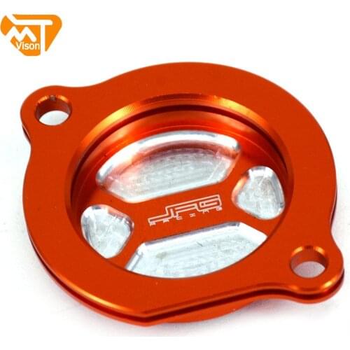 Motorcycle Billet Engine Oil Plug Filter Cover Cap For KTM 250SX-F 2005-2012 250XC-F 2007-2012 250EXC-F/XCF-W 2007-2013