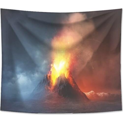 European Style Wall Hanging High Quality Tapestry Disaster Motif Gobelin Modern Home Dertortion Dorm Dector Farmhouse Adornment