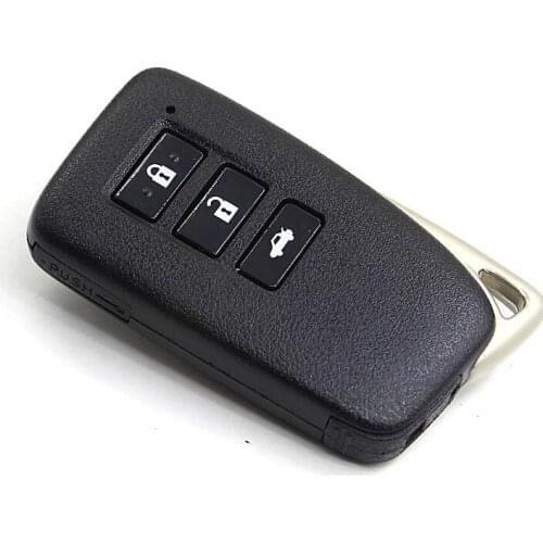 New Style ! 3 Buttons Replacement Smart Remote Key Shell Case For Lexus NX300H NX200T IS ES GS RX Fob Key Cover