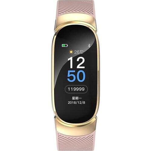 New smart sports bracelet color screen continuous heart rate sleep monitoring waterproof pedometer information reminder bracelet