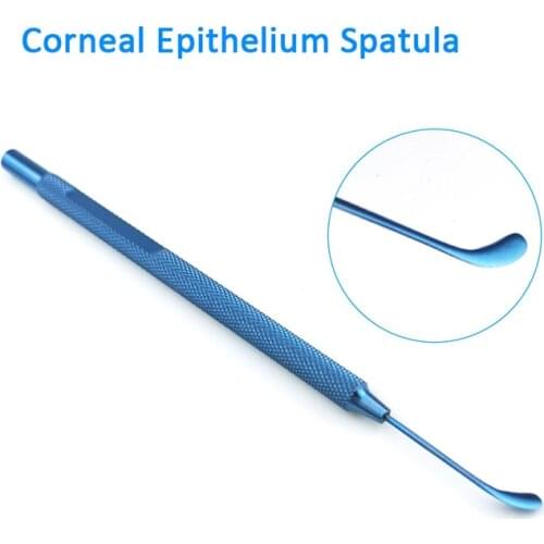 Ophthalmic Titanium Alloy corneal Epithelium spatula autoclavable eye tool