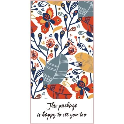 Birthday Gift 50Sheets Stickers Box Sealed Self-adhesive Coated Paper Labels Decoration Diary Scrapbook Stationery Holiday