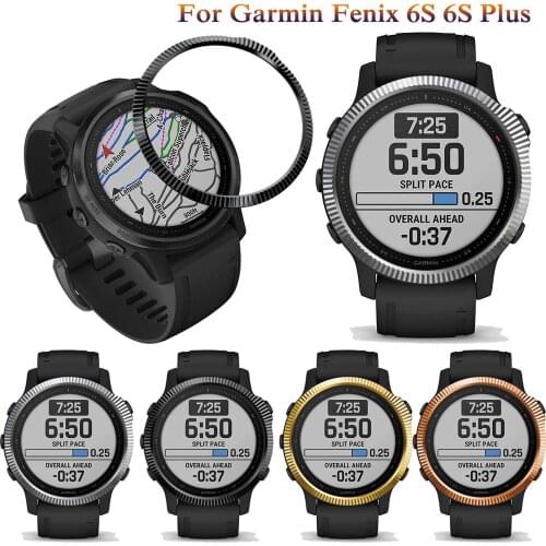 Bezel Ring new fashion Cases for Garmin Fenix 6S 6S Plus sapphire Smart Watch Stainless Steel Cover Anti-scratch Protection Ring