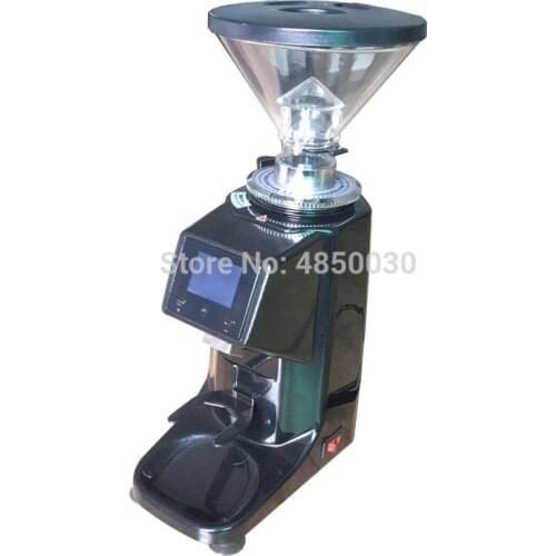 1000g/500g hopper coffee grinder Titanium alloy grinding disc or stainless steel disc touch screen coffee makers