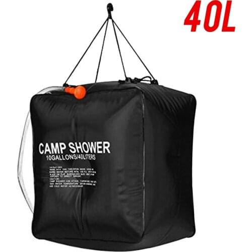 Outdoor Shower Bathing Bag Portable Solar Heated Shower Bag Traveling Hiking Climbing Pet Cleaning water bag