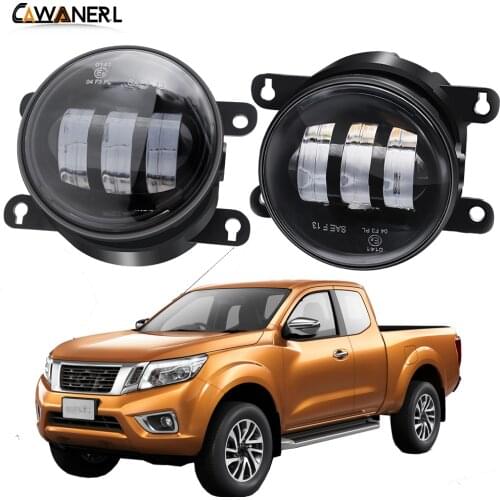 LED Fog Light Assembly 30W 6000LM Car Front Bumper Fog Lamp Daytime Running Light H11 12V For Nissan Navara D40 Pickup 2005-2012