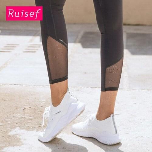 Leggings Women Fitness Yoga New Elastic Yoga Pants High Waist Sports Running Pants Women Pantalones De Mujer Leggins